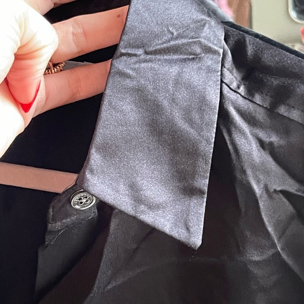 NWT Equipment SIGNATURE 100% SILK SATIN SHIRT in True Black - Picture 10 of 15